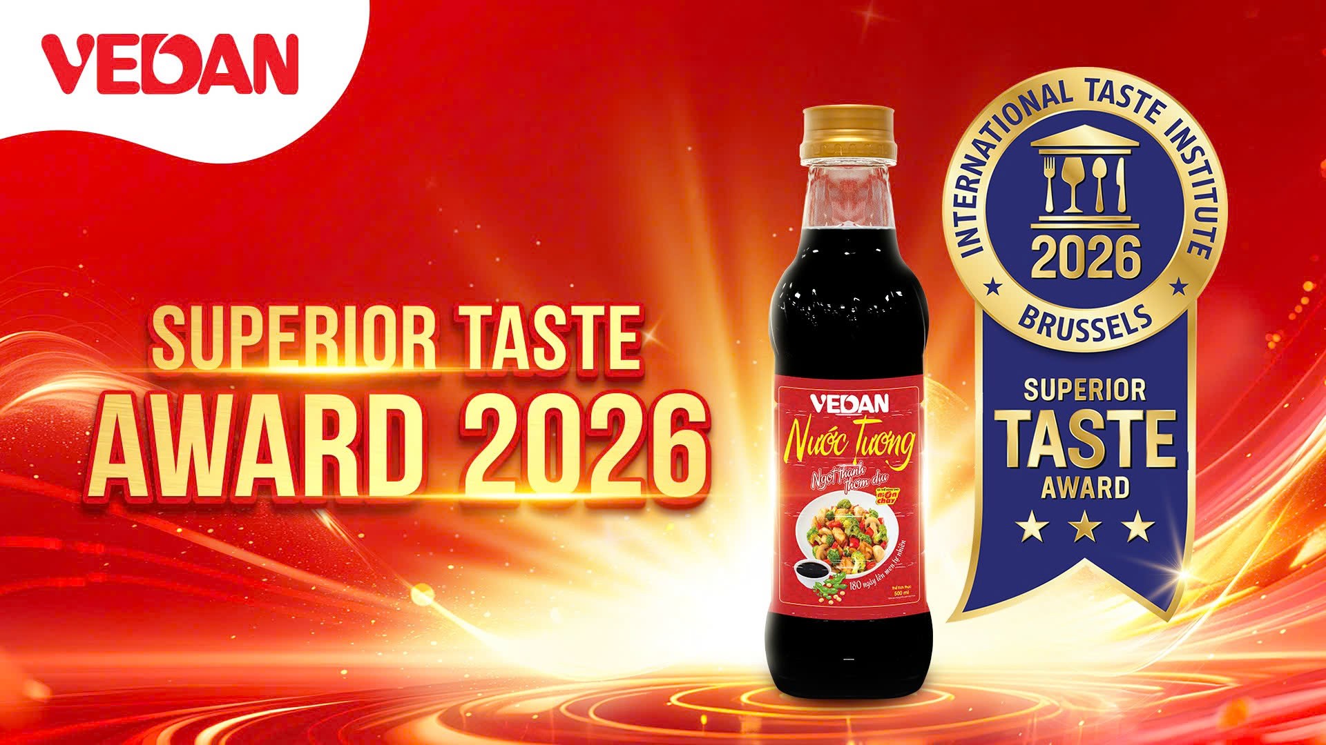 Vedan tiếp tục ghi dấu ấn quốc tế với chứng nhận “Vị ngon thượng hạng 2026”