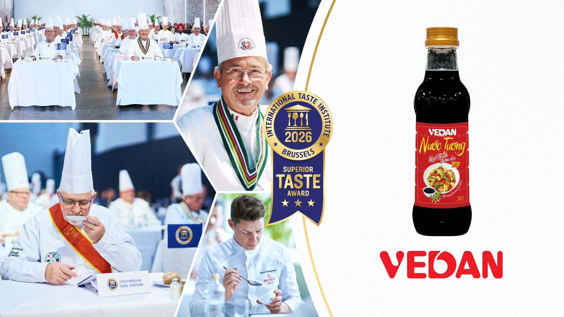Vedan tiếp tục ghi dấu ấn quốc tế với chứng nhận “Vị ngon thượng hạng 2026”