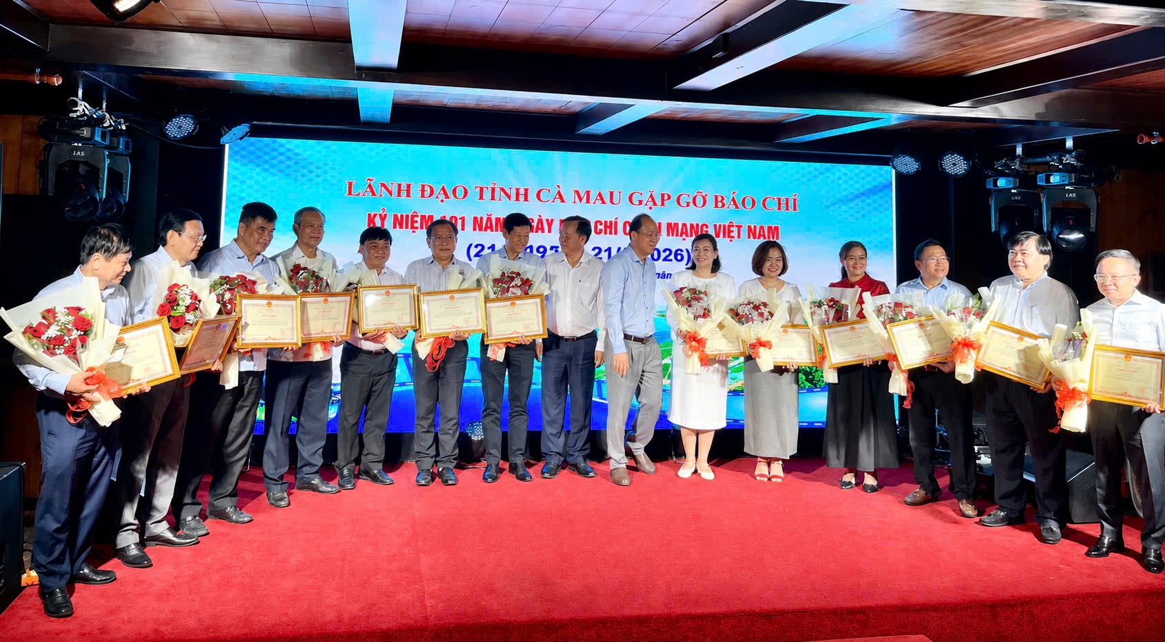 Cà Mau tri ân báo chí, lan tỏa khát vọng phát triển vùng đất cực Nam.