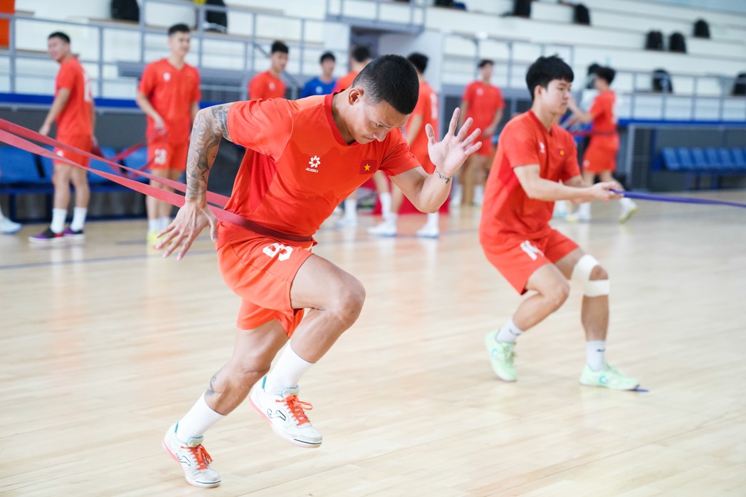 Đội tuyển futsal Việt Nam hội quân luyện tập, tích cực chuẩn bị cho giải vô địch Futsal châu Á