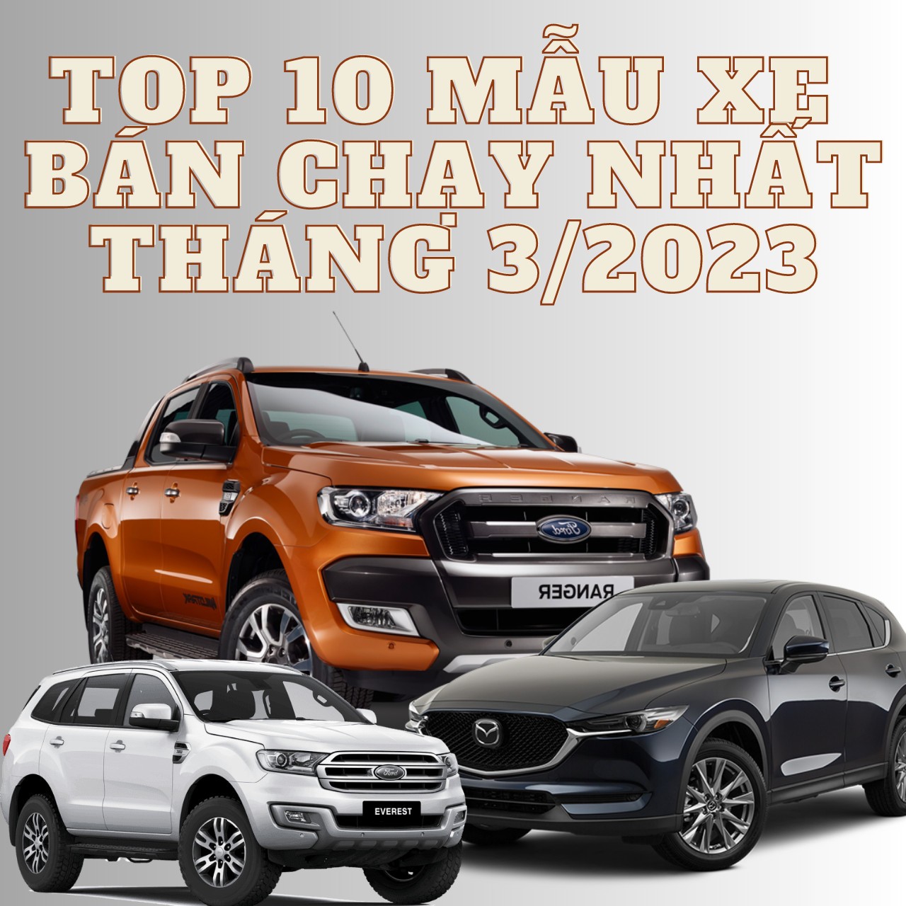 Top 10 mẫu ô tô bán chạy nhất tháng 3/2023: Xe Nhật Bản chiếm số đông