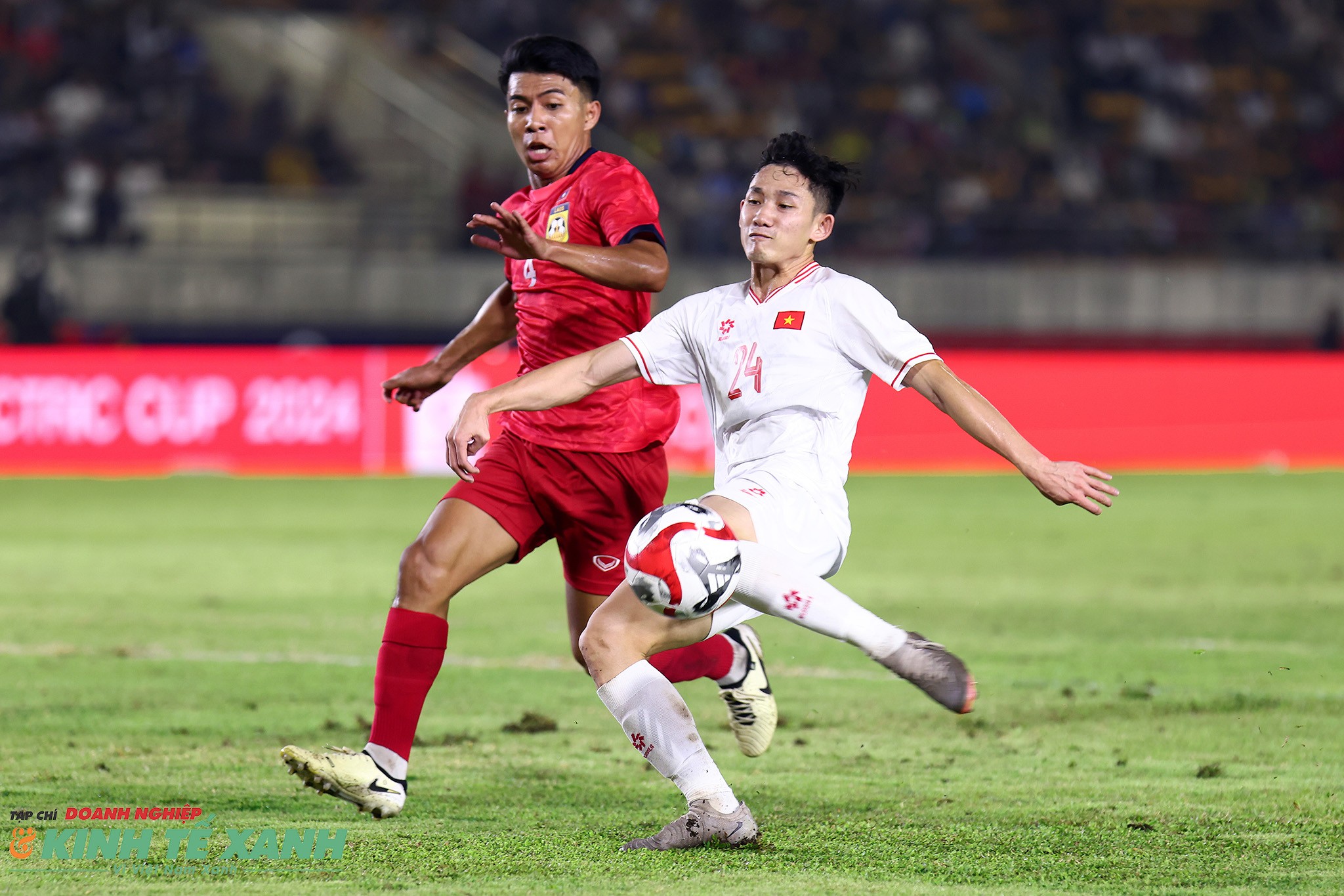 Tiền vệ Hai Long ghi bàn thắng đầu tiên cho đội tuyển Việt Nam tại ASEAN Cup 2024