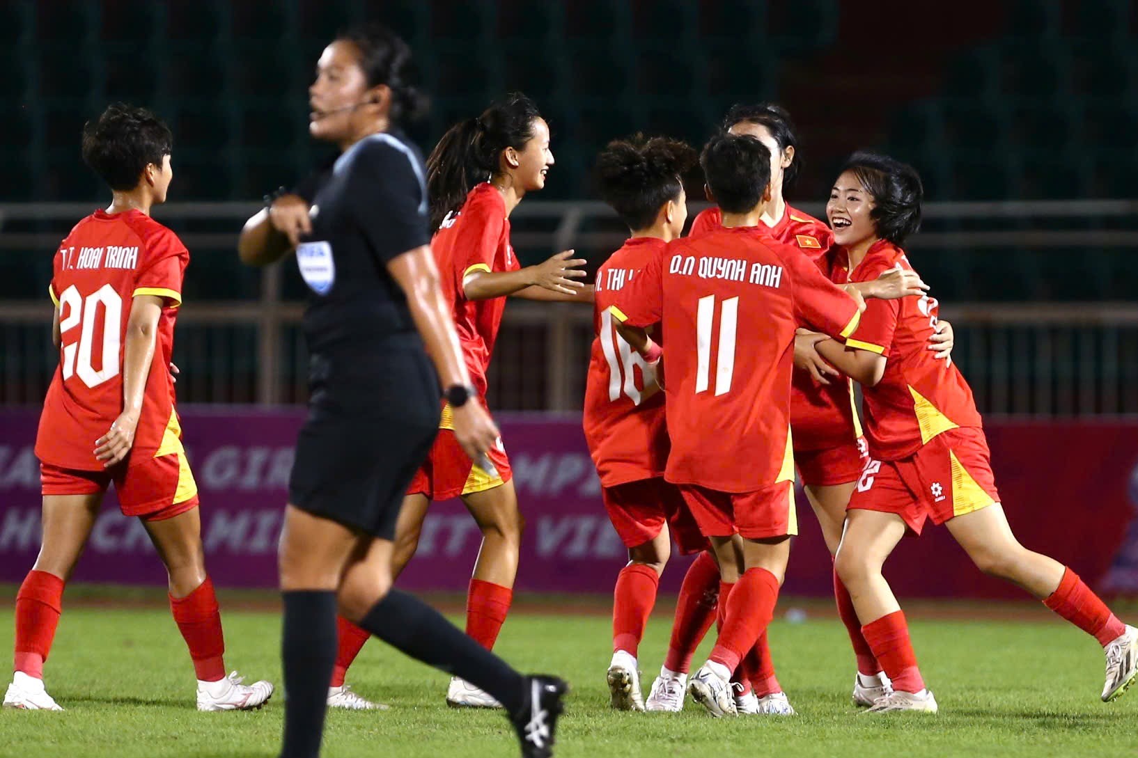 U19 nữ Việt Nam thắng đậm Timor Leste 6-0 ở lượt trận thứ hai Bảng A