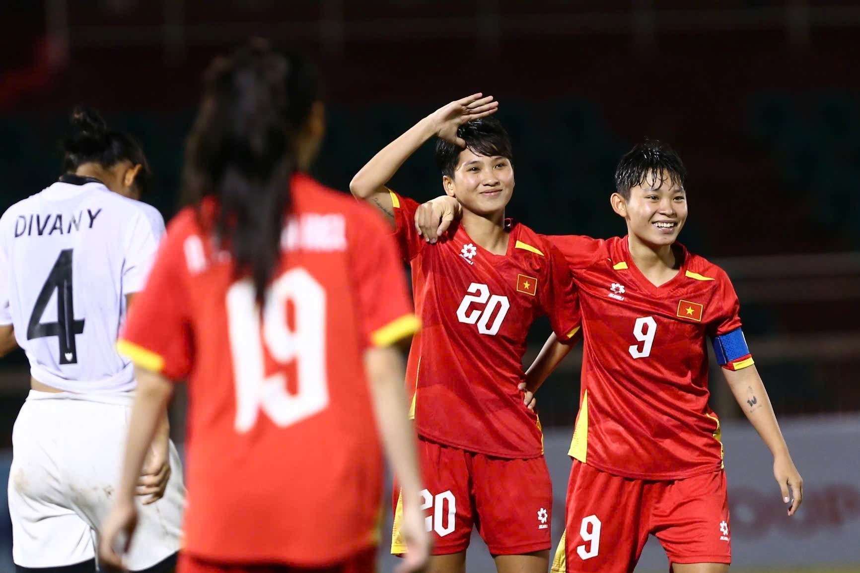 U19 nữ Việt Nam ghi 20 bàn thắng sau 4 trận đã đấu và là đội duy nhất chưa để thủng lưới bất kỳ bàn thua nào tại giải đấu năm nay