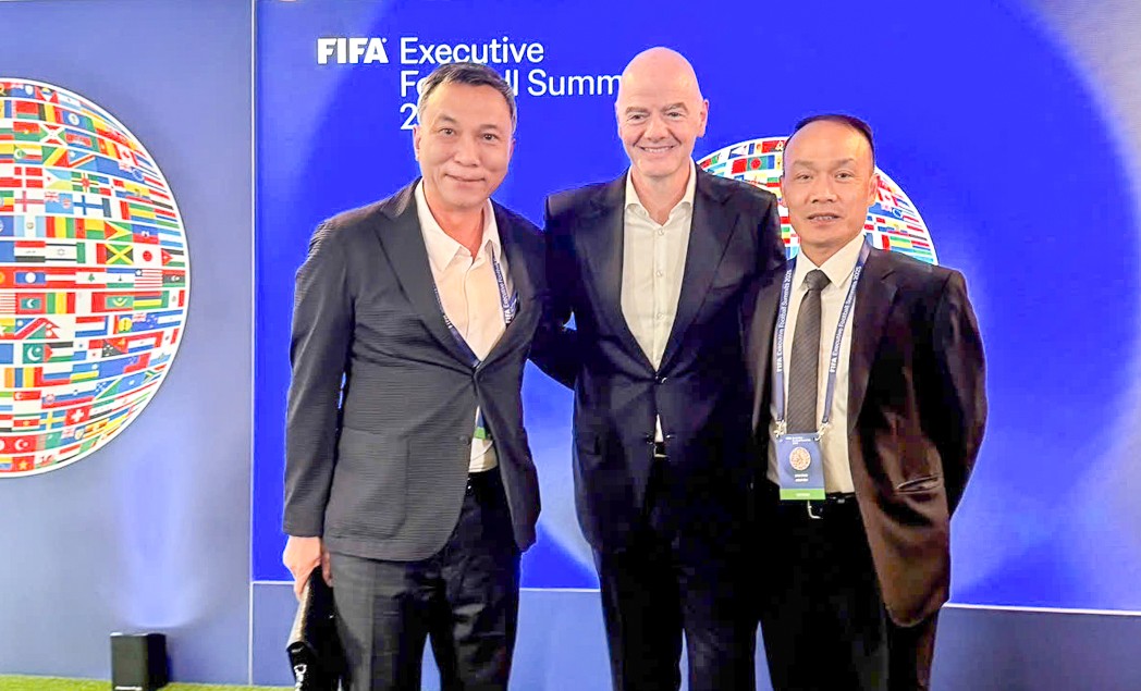 Chủ tịch FIFA Gianni Infantino gặp gỡ đoàn đại biểu Liên đoàn Bóng đá Việt Nam