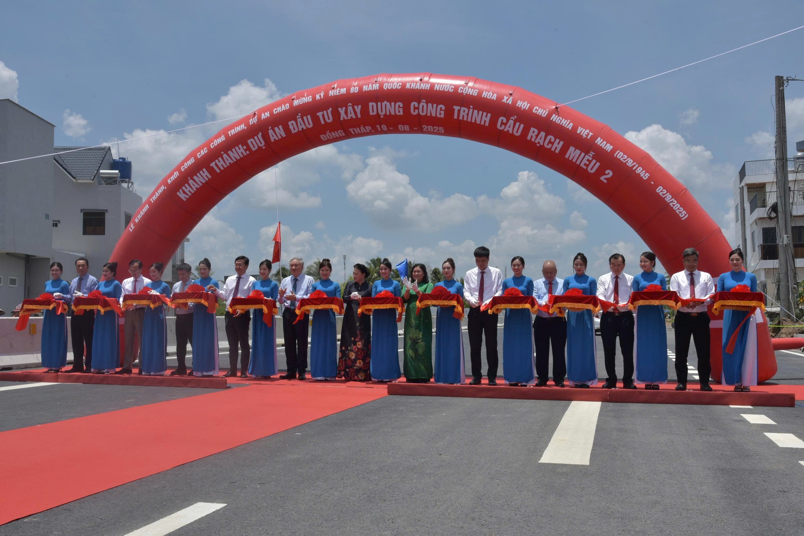 Khánh thành cầu Rạch Miễu 2