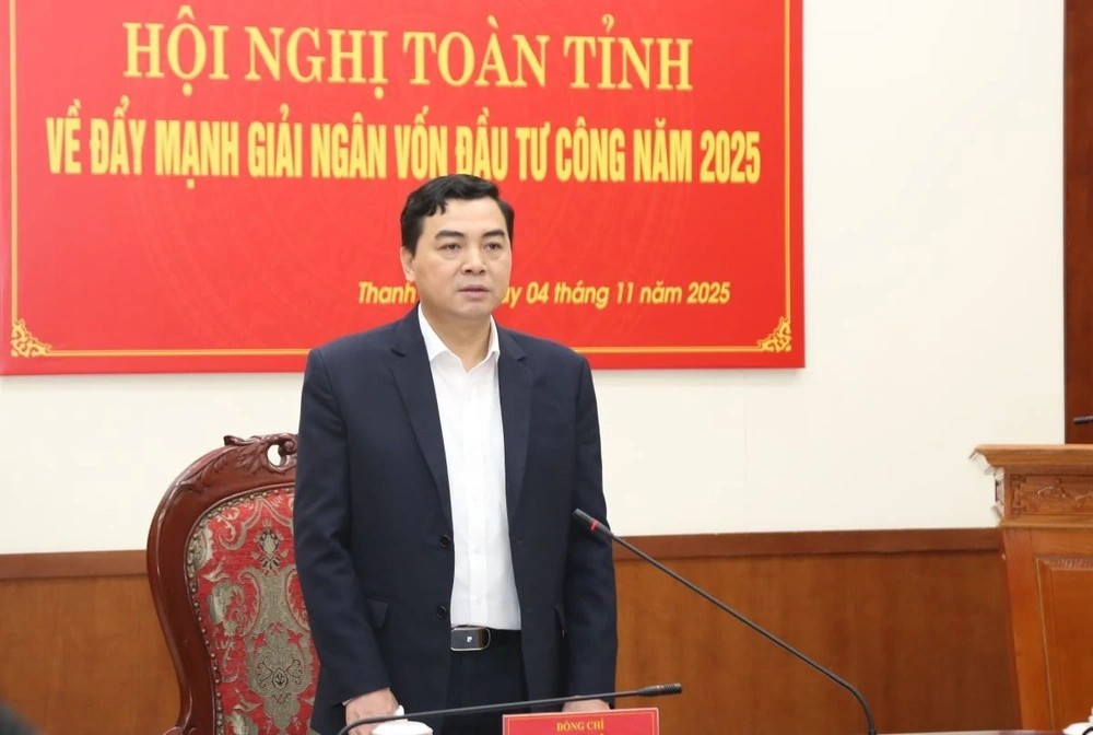 Thanh Hóa: Tỷ lệ giải ngân vốn đầu tư công cao hơn 12,6% so với cả nước