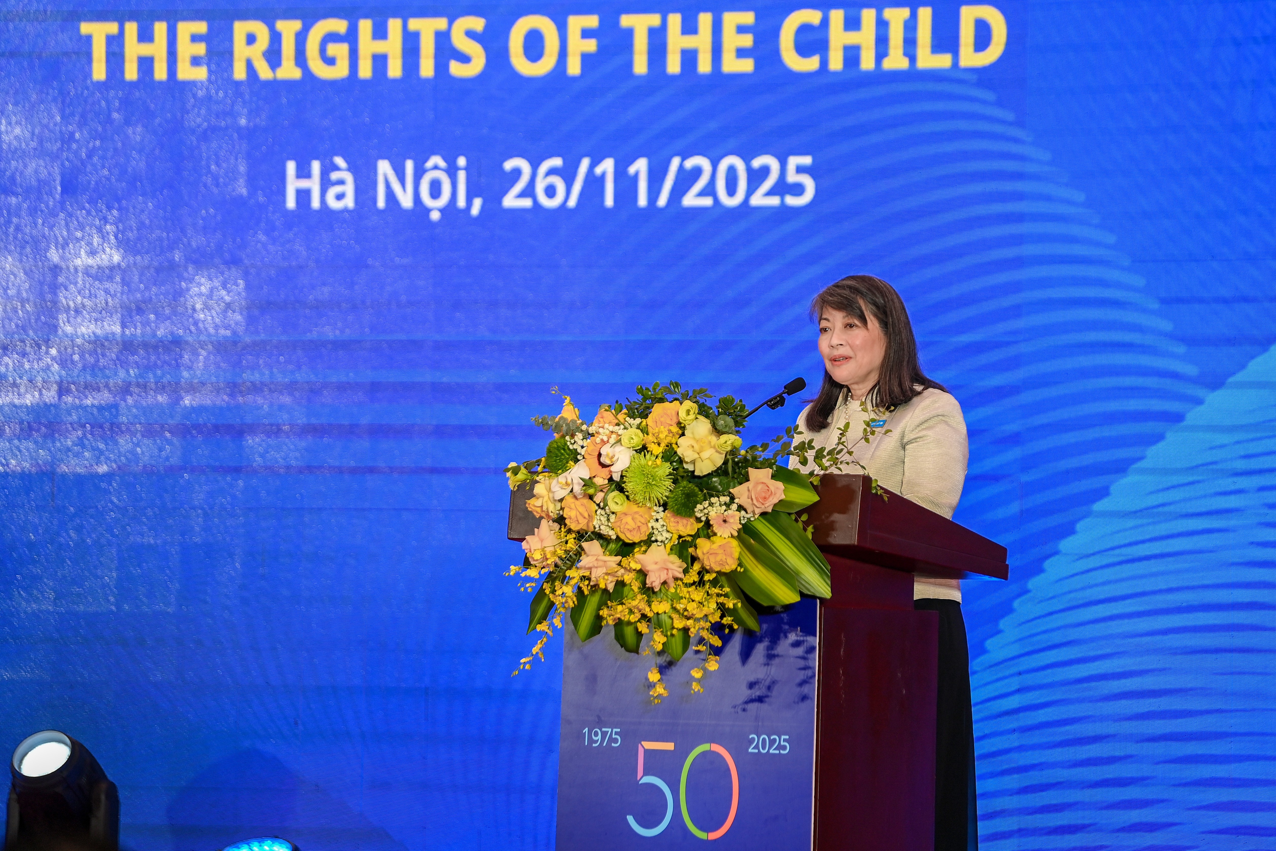 Bà June Kunugi, Giám đốc UNICEF khu vực Đông Á – Thái Bình Dương