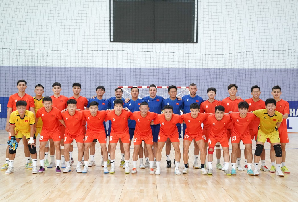 Đội tuyển futsal Việt Nam chuẩn bị tham dự Vòng chung kết giải vô địch Futsal châu Á 2026