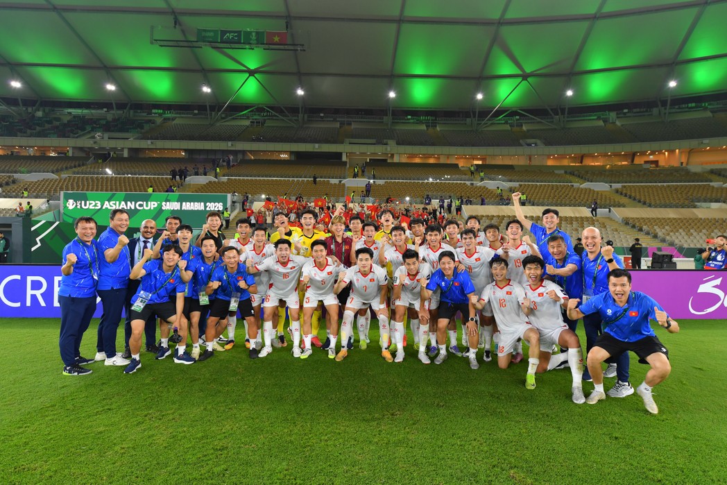 Đội tuyển U23 Việt Nam lần thứ tư giành quyền tham dự vòng Tứ kết giải vô địch U23 châu Á