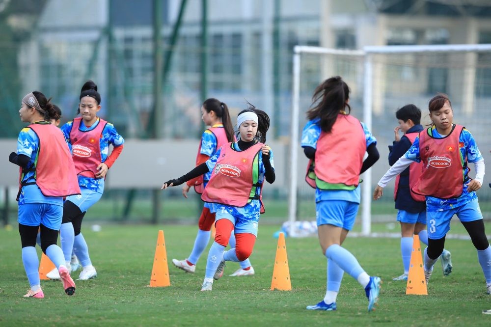 Đội tuyển nữ Việt Nam tích cực luyện quân, chuẩn bị nghiêm túc cho Vòng chung kết châu Á 2026