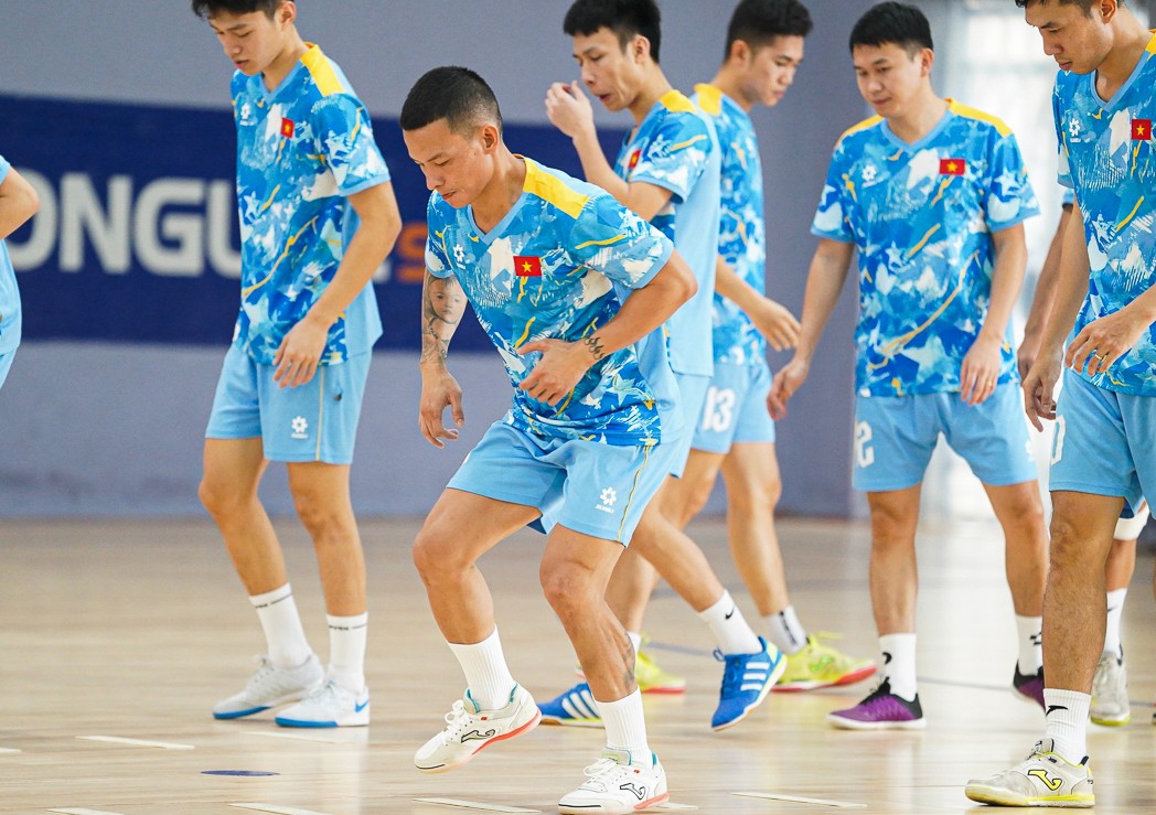Đội tuyển futsal Việt Nam có hai trận đấu tập chất lượng với đội tuyển futsal Afghanistan