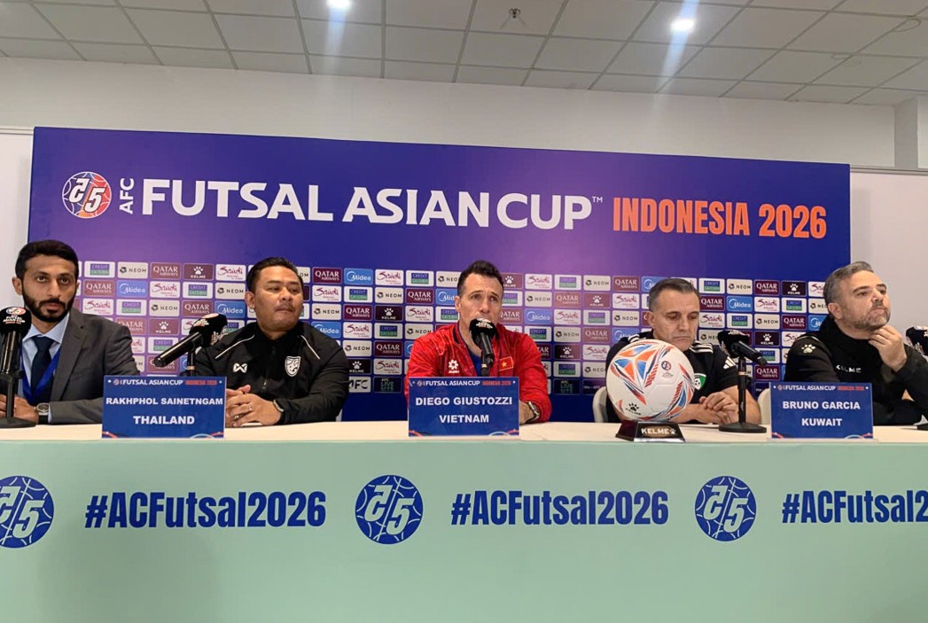 Họp báo trước thềm các trận đấu tại Bảng B, Vòng chung kết giải vô địch Futsal châu Á 2026