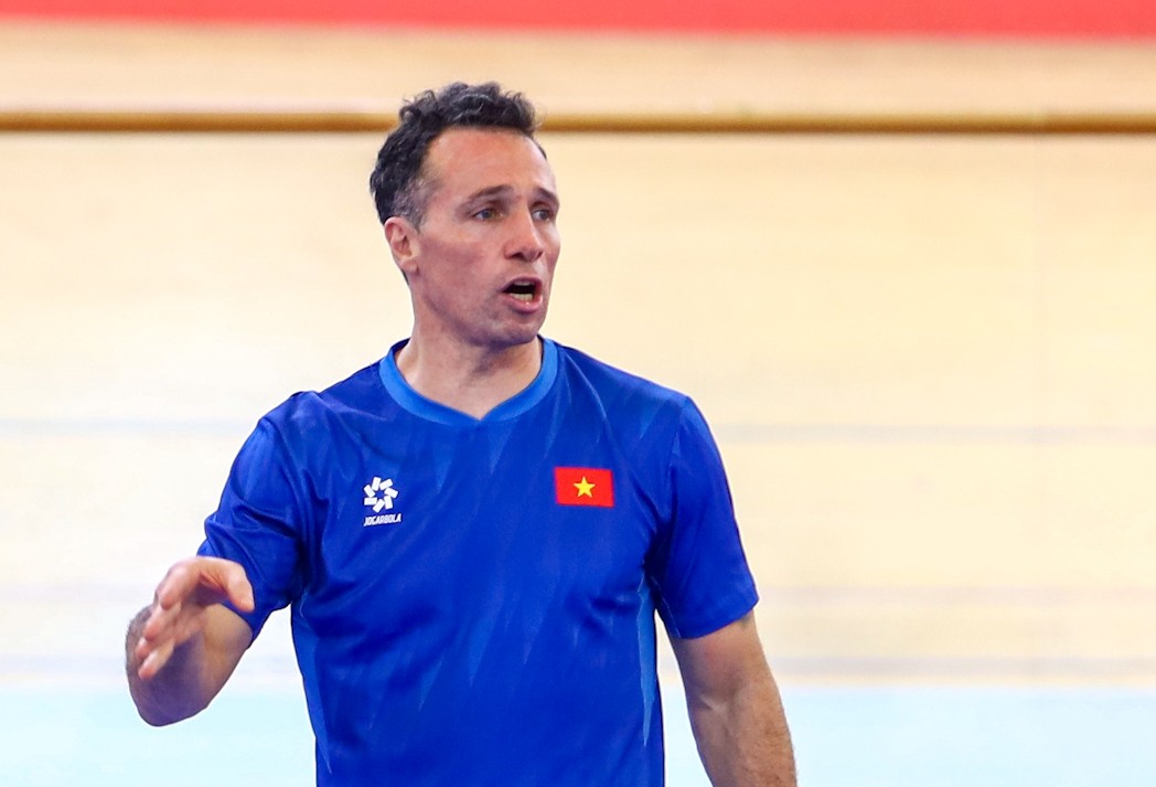 HLV Diego Giustozzi hài lòng với sự nỗ lực và tinh thần thi đấu của các học trò