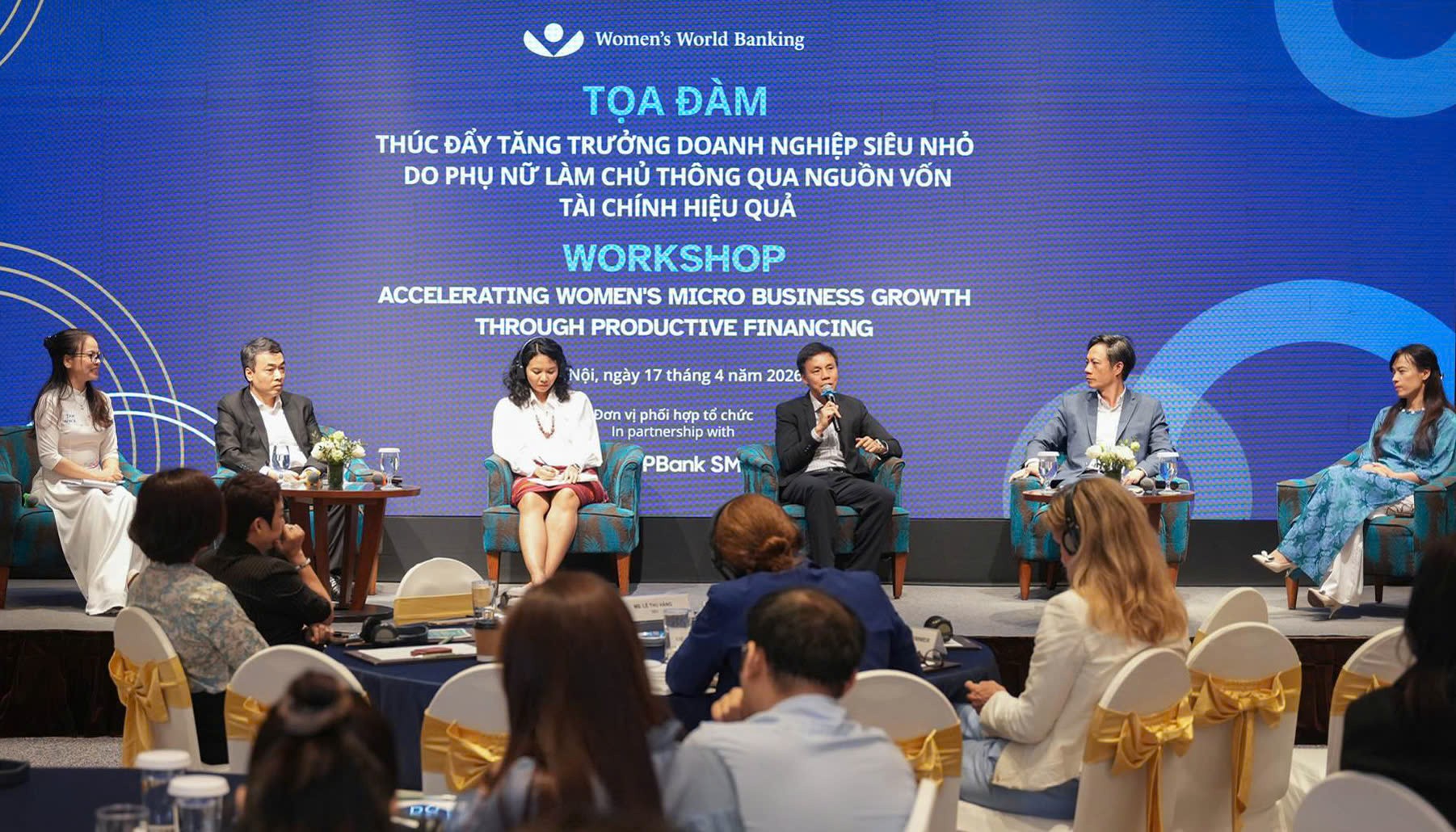 Ông Đào Gia Hưng, Giám đốc Khối Khách hàng 10Lc88 Casino & Thể Thao Link Mới SME, VPBank trao đổi tại Tọa đàm