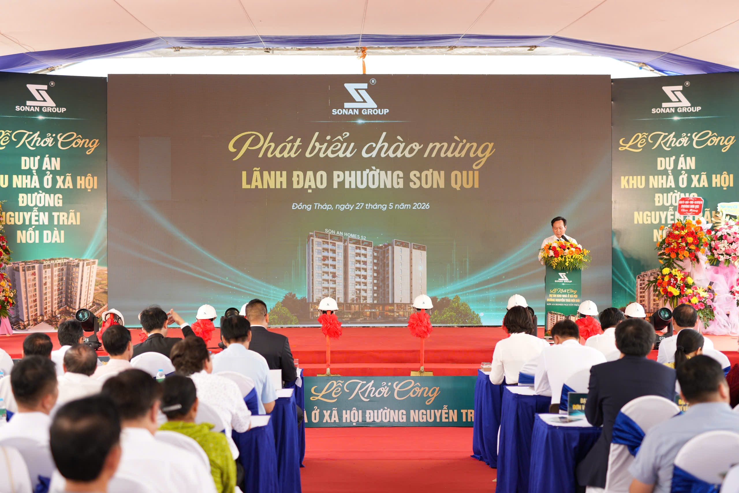 Đồng Tháp: Khởi công dự án nhà ở Lc88 game Tham Gia Ngay 357 tỷ đồng tại phường Sơn Qui
