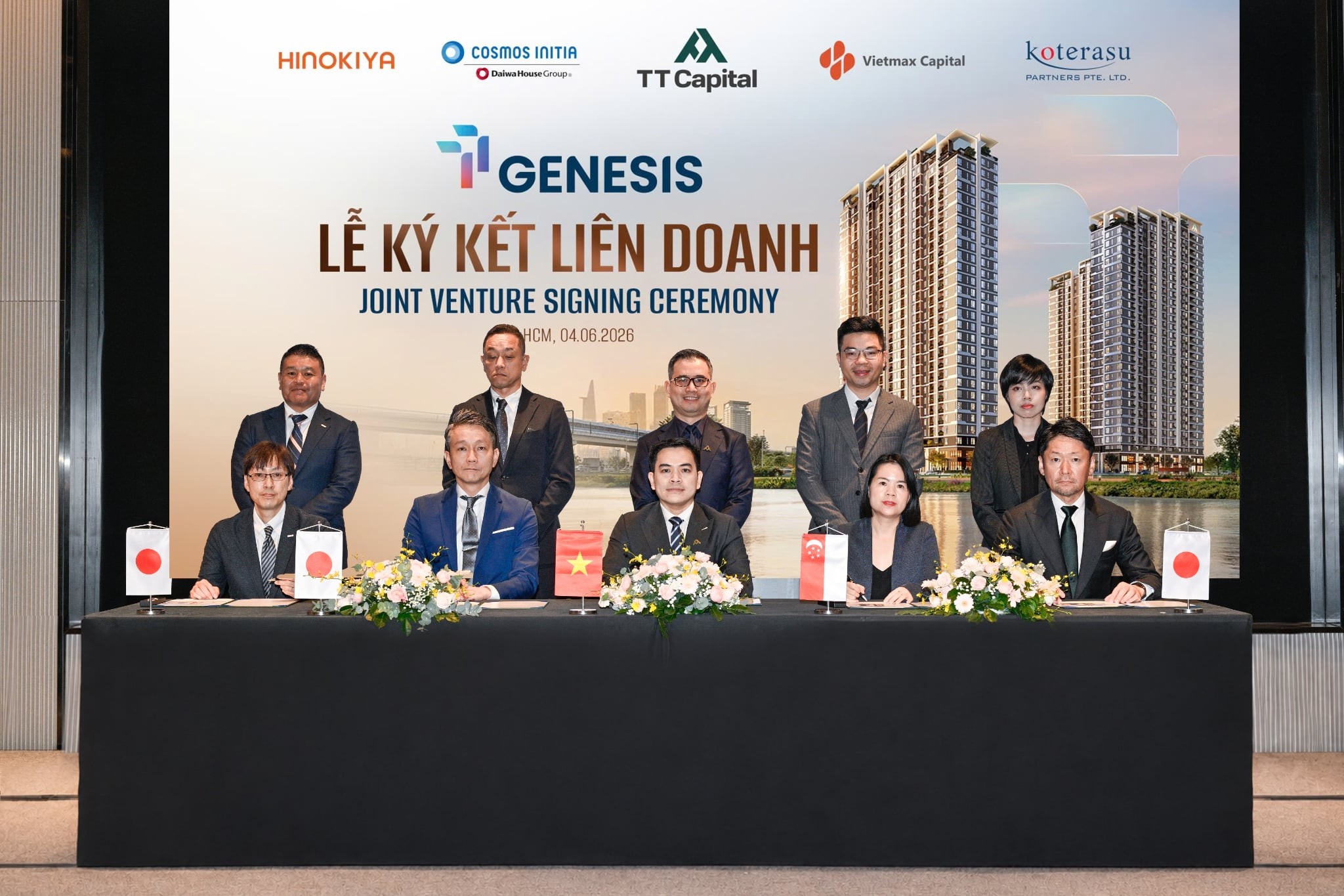 Các đối tác Việt Nam, Singapore, Nhật Bản lập liên doanh phát triển dự án Anh chị em ơi, hãy tải LC88 ngay TT GENESIS