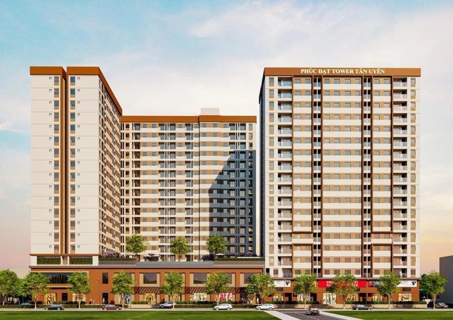 còn Khu nhà ở cao tầng Phúc Đạt Tân Uyên tại phường Tân Hiệp đưa ra 10Lc88 Giải Trí Thể Thao 936 căn, với mức giá khoảng 22 triệu đồng/m2.