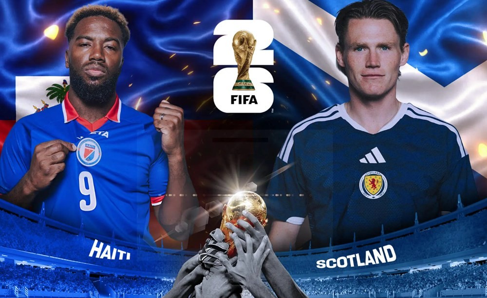 VTV3, VTV6 Trực tiếp bóng đá Haiti vs Scotland, World Cup 2026 8h00 ngày 14/06