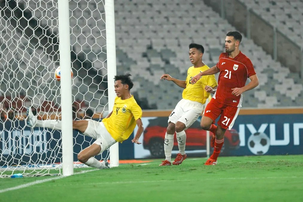 Đội chủ nhà U23 Indonesia dễ dàng "đè bẹp" U23 Brunei trong trận ra quân tại Bảng A, giải vô địch U23 Đông Nam Á 2025