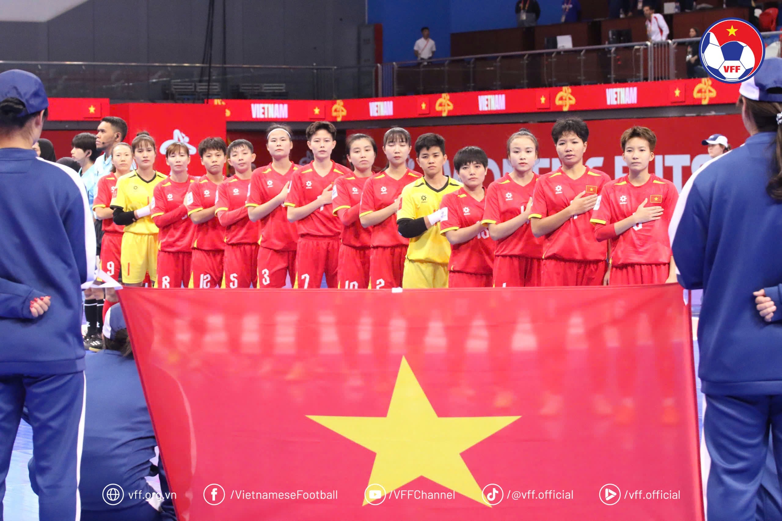Đội tuyển futsal nữ Việt Nam tiến vào Tứ kết giải vô địch Futsal nữ châu Á 2025