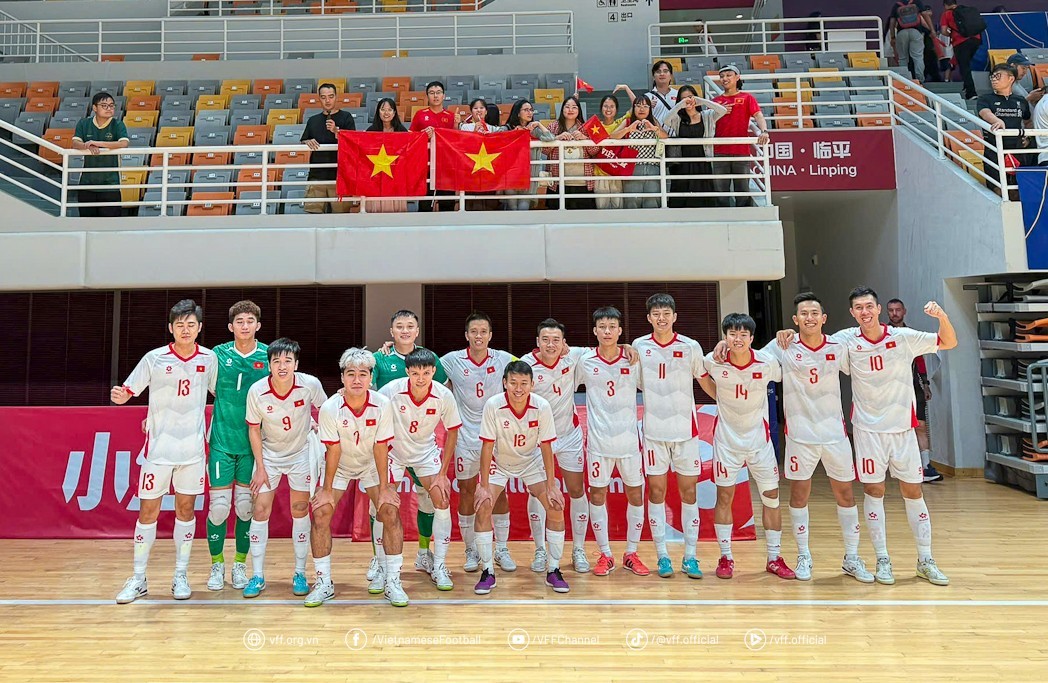 Thắng tuyệt đối tại Vòng loại, đội tuyển futsal Việt Nam đoạt vé tham dự Vòng chung kết Futsal châu Á 2026