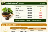 [Infographic] Giá nông sản hôm nay ngày 17/6: Cà phê, hồ tiêu đồng loạt hạ nhiệt, 10Lc88 Giải Trí Thể Thao lúa gạo miền Tây giữ nhịp ổn định
