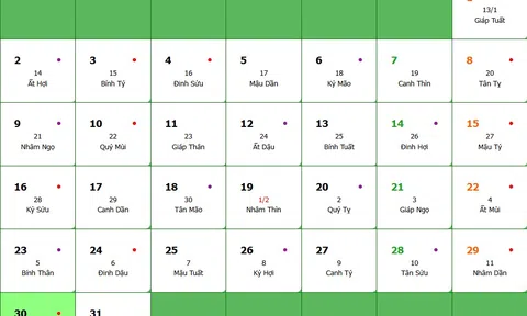 Lịch âm 30/3/2026, xem âm lịch hôm nay Thứ 2 ngày 30/3/2026