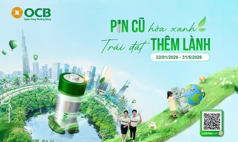 “Pin cũ hóa xanh - Trái đất thêm lành”, OCB tiếp tục lan tỏa lối sống tích cực đến cộng đồng