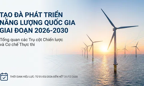 [Infographic] Tạo đà phát triển năng lượng quốc gia giai đoạn 2026 - 2030