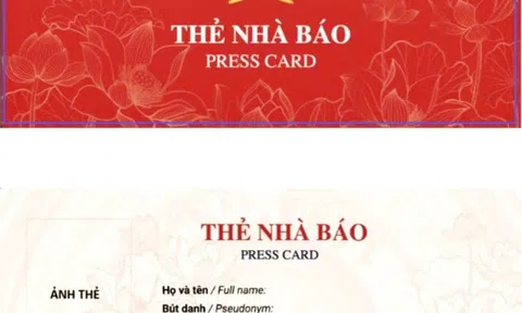 Bộ Văn hóa, Thể thao và Lc88.men Cá cược thể thao công bố mẫu thẻ nhà báo mới áp dụng từ năm 2026