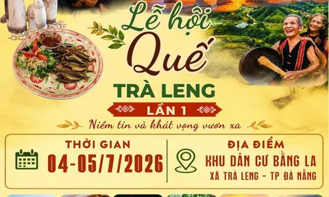 Đà Nẵng: Chính thức ra mắt poster Lễ hội Quế Trà Leng 2026