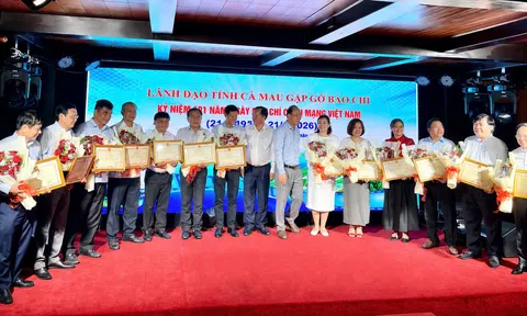 Cà Mau tri ân báo chí, lan tỏa khát vọng phát triển vùng đất cực Nam