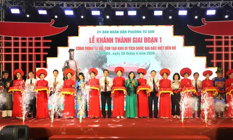Bắc Ninh: Khánh thành giai đoạn 1 tu bổ, tôn tạo Khu di tích quốc gia đặc biệt Đền Đô