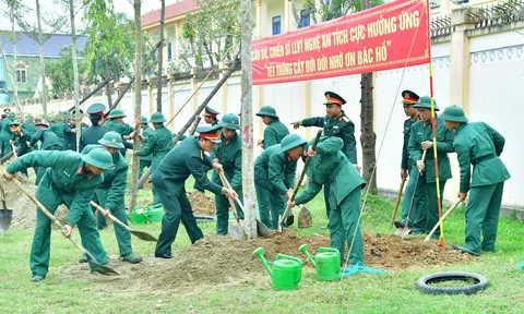 Bộ Chỉ huy Quân sự tỉnh Nghệ An phát động phong trào "Tết trồng cây đời đời nhớ ơn Bác Hồ" năm 2026