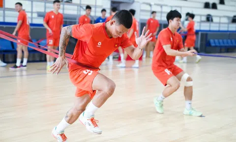 Đội tuyển futsal Việt Nam hội quân luyện tập, tích cực chuẩn bị cho giải vô địch Futsal châu Á