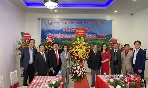 Ra mắt Văn phòng đại diện Hiệp hội đầu tư xây dựng- dịch vụ nông, lâm nghiệp Việt Nam tại Hà Giang