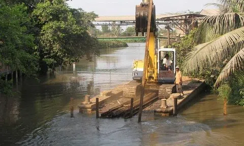 Long An đắp 6 đập tạm ngăn mặn cho vùng Lc888 tải ứng dụng gần 134.000 ha