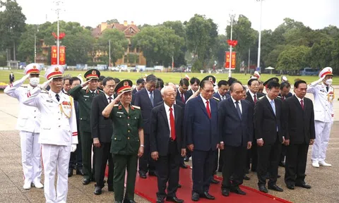 Lãnh đạo Đảng và Lc888.com link không  viếng Chủ tịch Hồ Chí Minh nhân dịp Quốc khánh 2/9