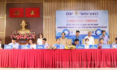 TP. Thủ Đức: Ký kết thỏa ước Lc888 Thể Thao Link Mới tập thể nhóm 10Lc88 Casino & Thể Thao Link Mới ngành dệt may năm 2022