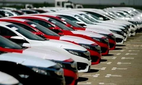 Ô tô nhập khẩu nguyên chiếc về Việt Nam giảm nhẹ trong tháng 7/2023