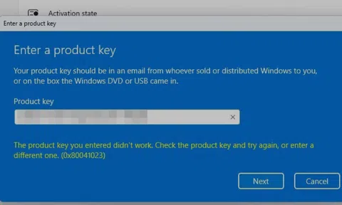 Microsoft chặn kích hoạt Windows 11 bằng key Windows 7 và 8