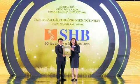 SHB được vinh danh Top 10 10Lc88 Casino & Thể Thao Link Mới có báo cáo thường niên tốt nhất