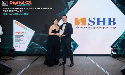 SHB là đại diện ngân hàng Việt Nam đầu tiên, duy nhất giành cú đúp giải thưởng tại Digital CX Awards 2024