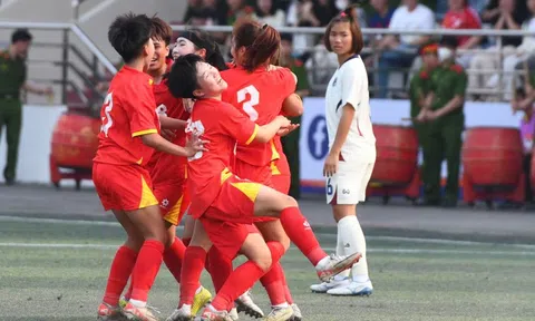 U17 Nữ Việt Nam thắng 2-1 U17 Nữ Thái Lan trong trận giao hữu quốc tế tại Hà Nội