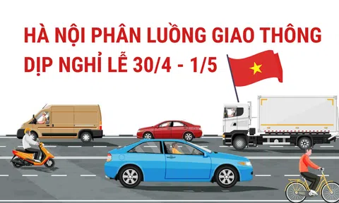 Hà Nội phân luồng giao thông dịp nghỉ lễ 30/4 - 1/5