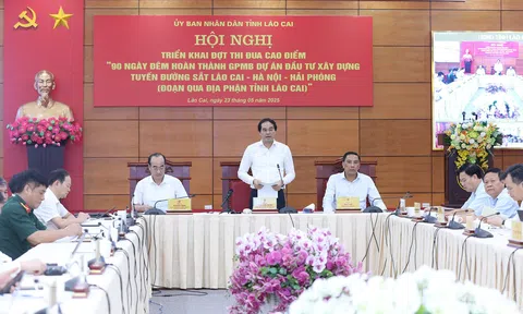 Thi đua 90 ngày đêm hoàn thành dự án đường sắt Lào Cai - Hà Nội - Hải Phòng