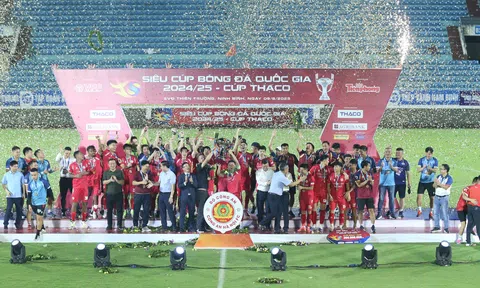 CLB Công An Hà Nội đoạt Siêu cúp Quốc gia 2024/25