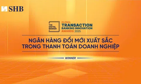 Ngân hàng SHB được The Digital Banker vinh danh "Đổi mới xuất sắc trong thanh toán 10Lc88 Casino & Thể Thao Link Mới"