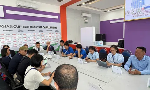 Họp kỹ thuật trận đấu lượt đi giữa Việt Nam và Nepal tại Vòng loại cuối Asian Cup 2027